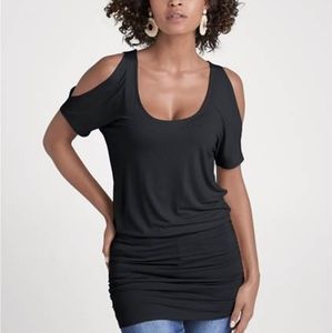 Banded Hemline Tunic Top